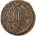 Coin, Russia, Catherine II, 5 Kopeks, 1790, Ekaterinbourg, AU(55-58), Copper
