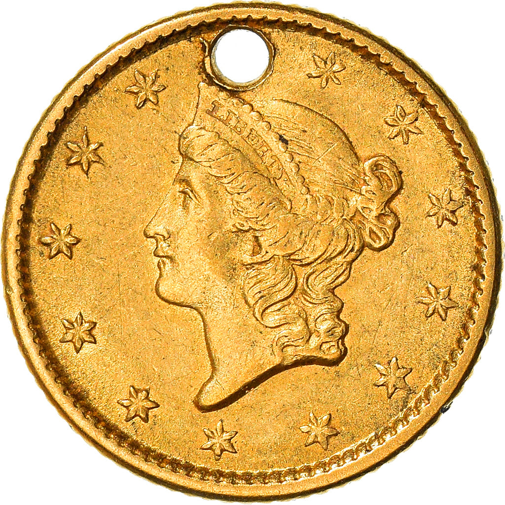 Moneta, Stati Uniti, Liberty Head - Type 1, Dollar, 1853, U.S. Mint