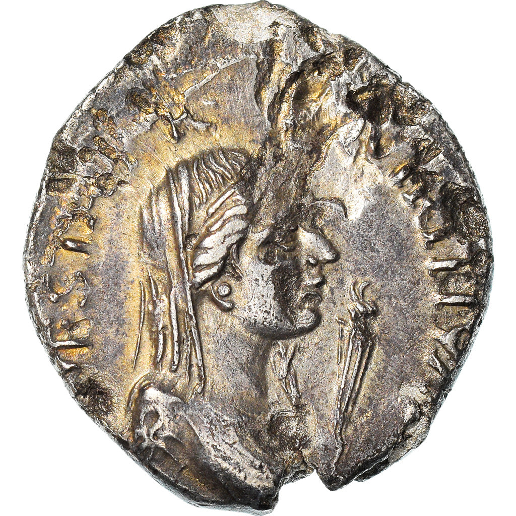 Coin, Civil Wars, Denarius, 68-69, Rome, EF(40-45), Silver