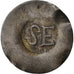 Coin, Netherlands Antilles, 1 Sou, 1797-1798, Saint-Eustache, Countermark