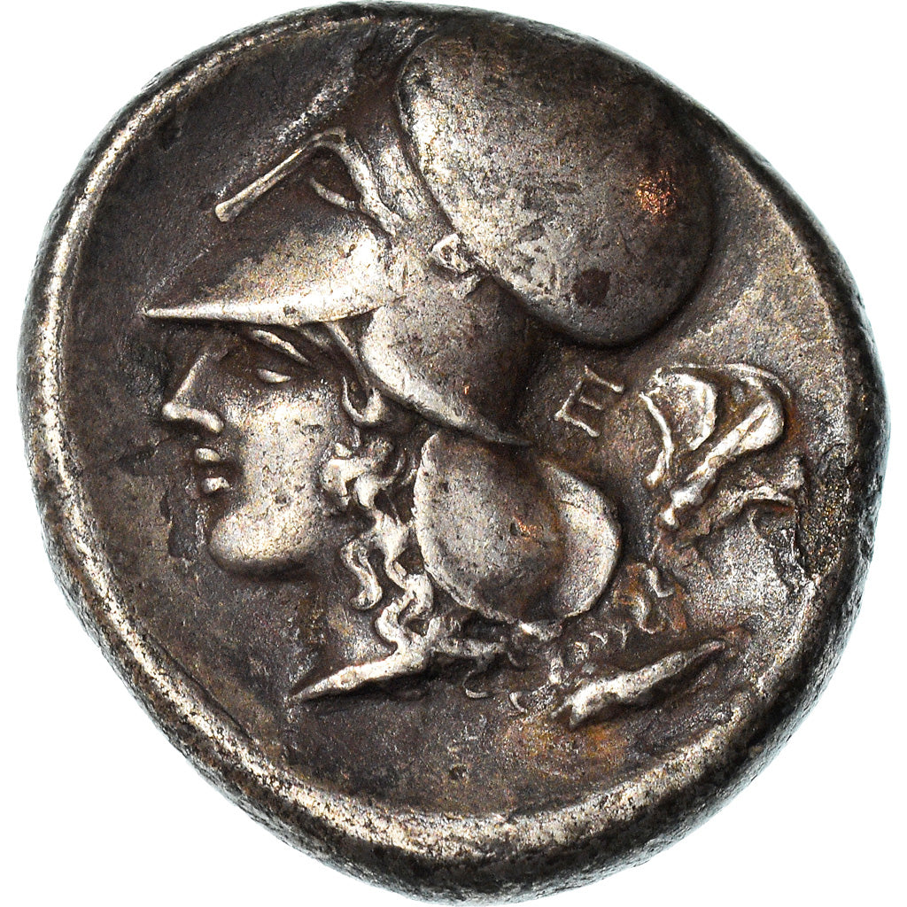 Coin, Corinthia, Corinth, Stater, 375-345 BC, Corinth, AU(50-53), Silver