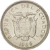 Moneda, Ecuador, Sucre, Un, 1986, EBC, Níquel recubierto de acero, KM:85.2