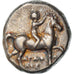 Moneda, Calabria, Taras, Stater, 272-240 BC, Tarentum, MBC, Plata, HN Italy:1028