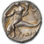 Moneda, Calabria, Taras, Stater, 272-240 BC, Tarentum, MBC, Plata, HN Italy:1028