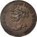 Coin, ITALIAN STATES, LUCCA, Felix and Elisa, 5 Centesimi, 1806, AU(55-58)