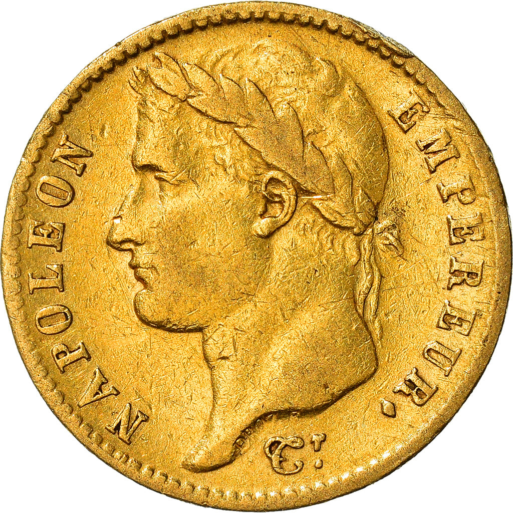 Moneda, Francia, Napoléon I, 20 Francs, 1810, Paris, MBC, Oro, KM:695.1