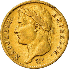 Moneda, Francia, Napoléon I, 20 Francs, 1810, Paris, MBC, Oro, KM:695.1