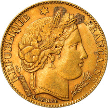 Moneta, Francia, Cérès, 10 Francs, 1899, Paris, BB+, Oro, KM:830, Gadoury:1016