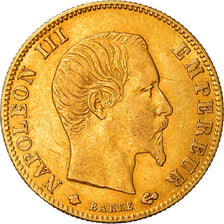 Munten, Frankrijk, Napoleon III, Napoléon III, 5 Francs, 1860, Strasbourg, ZF+