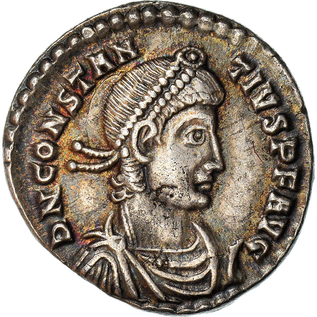 Coin, Constantius II, Siliqua, 360-361, Lyon - Lugdunum, AU(55-58), Silver