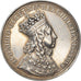 Francia, medalla, Sacre de Louis XIV, Reims, History, 1654, EBC, Plata