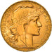 Moeda, França, Marianne, 20 Francs, 1912, Paris, AU(55-58), Dourado, KM:857