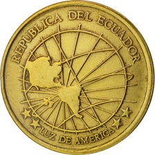 Équateur, Centavo, Un, 2000, TTB+, Brass, KM:104