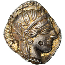 Moeda, Ática, Athens, Tetradrachm, 490-407 BC, Athens, AU(55-58), Prata