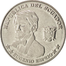 Münze, Ecuador, 10 Centavos, Diez, 2000, SS+, Steel, KM:106