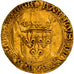 Monnaie, France, Charles VIII, Ecu d'or, Dijon, TTB, Or, Duplessy:575A