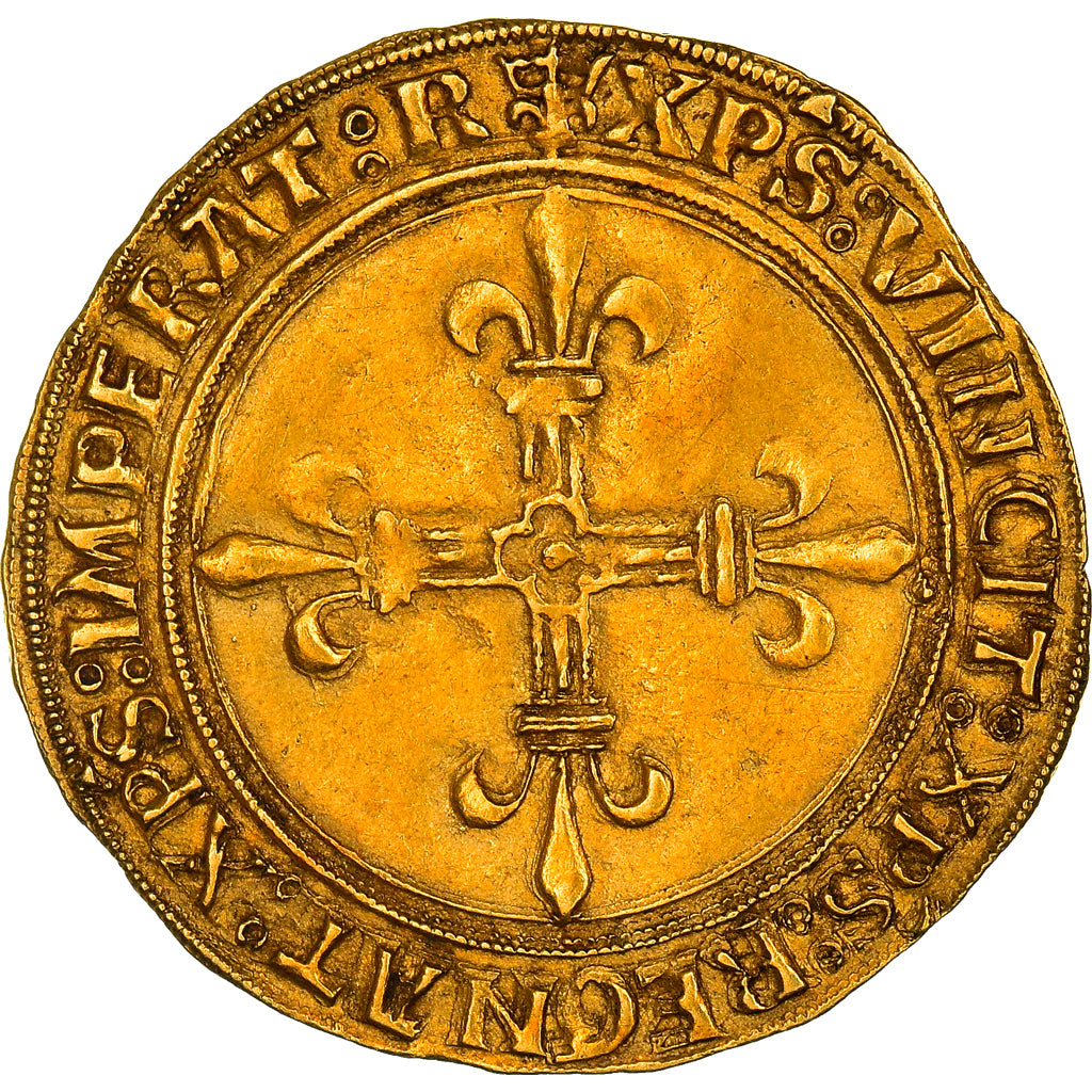 Coin, France, Louis XII, Ecu d'or au soleil, Ecu d'or, (1498), Poitiers