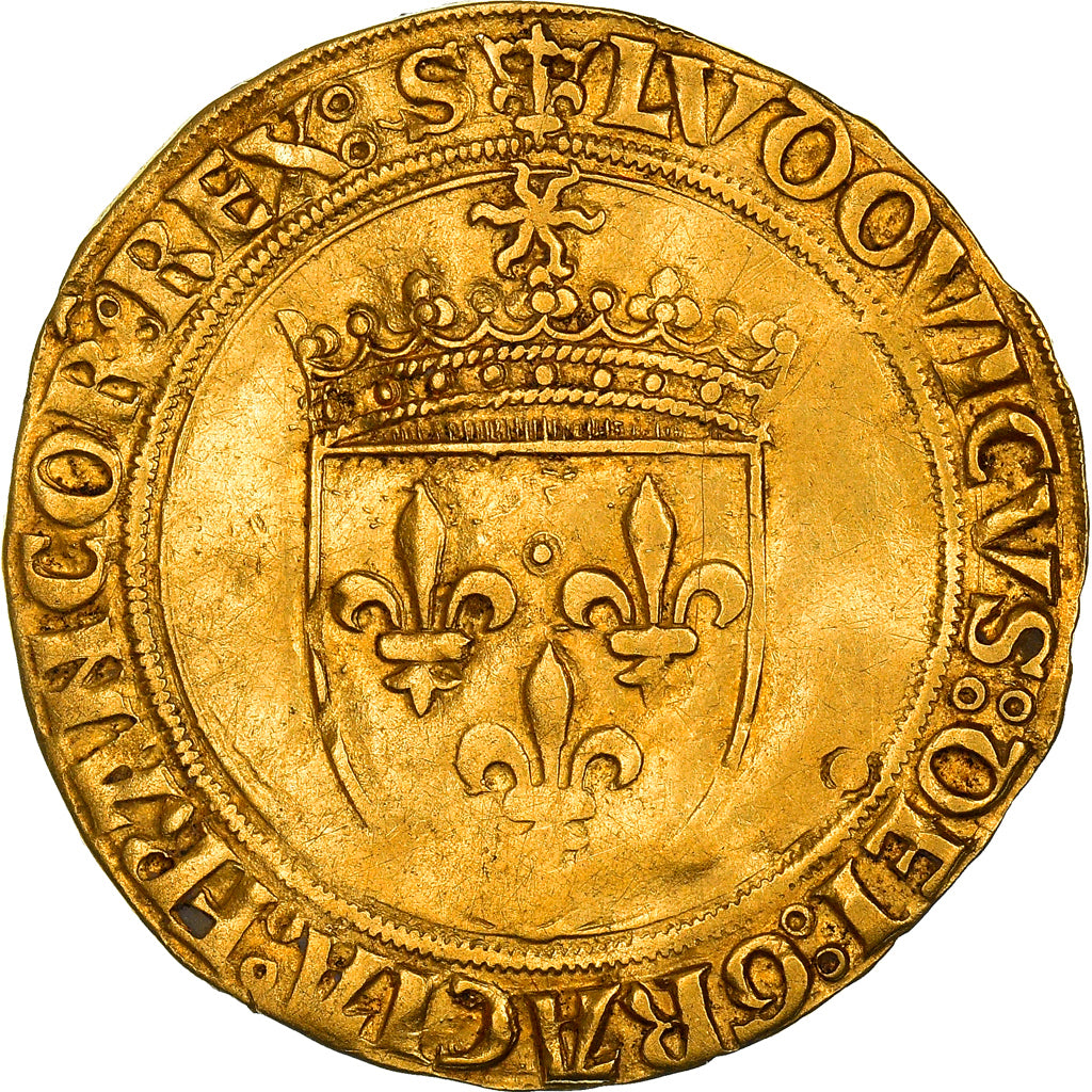 Münze, Frankreich, Louis XII, Ecu d'or au soleil, Ecu d'or, (1498)