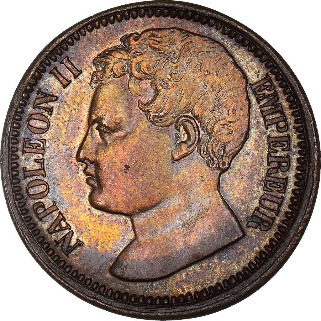 Moneda, Francia, Napoleon II, 3 Centimes, 1816, ESSAI, SC, Bronce, Gadoury:114