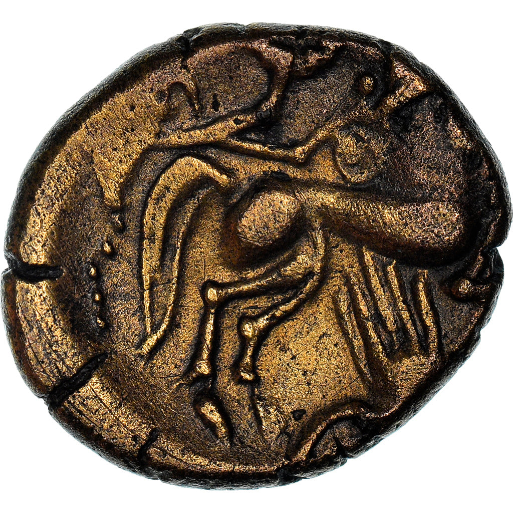 Coin, Pictones, Stater, 80-50 BC, Poitiers, VF(20-25), Electrum, Delestrée:3659