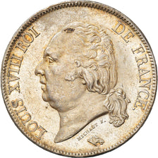 Münze, Frankreich, Louis XVIII, Louis XVIII, 5 Francs, 1824, Lille, VZ, Silber