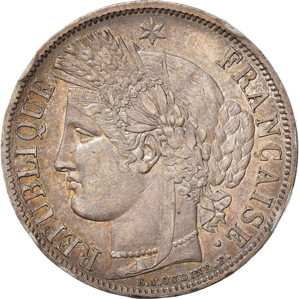 Coin, France, Cérès, 5 Francs, 1849, Paris, AU(50-53), Silver, KM:761.1