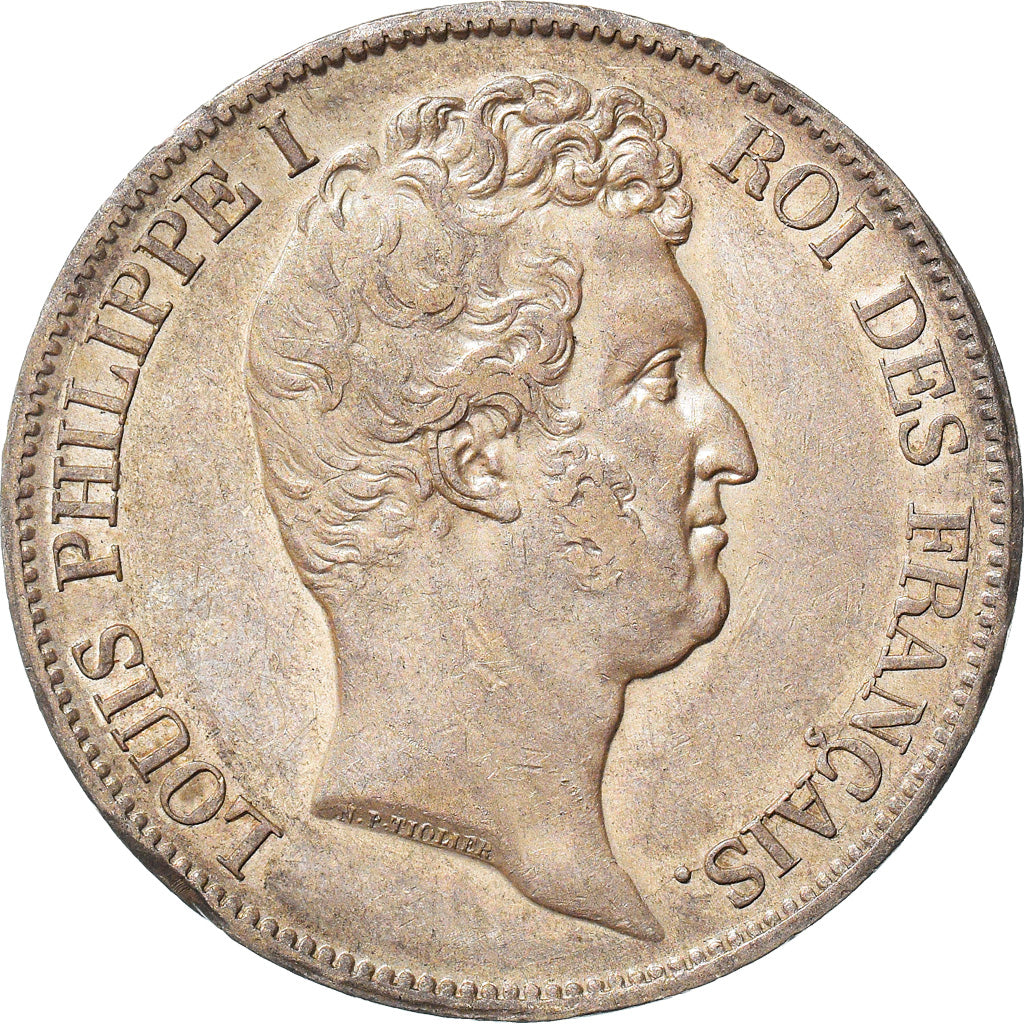 Coin, France, Louis-Philippe, 5 Francs, 1831, Lille, AU(50-53), Silver