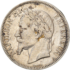 Monnaie, France, Napoleon III, Napoléon III, 5 Francs, 1866, Paris, TB+