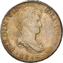 Moneda, México, Ferdinand VII, 8 Reales, 1816, Mexico City, EBC+, Plata, KM:111