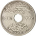 Moneta, Egipt, Hussein Kamil, 10 Milliemes, 1917, VF(30-35), Miedź-Nikiel