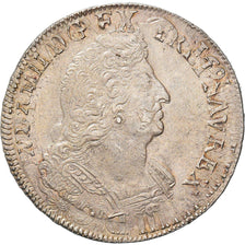 Moeda, França, Louis XIV, Écu aux palmes, Ecu, 1695, Poitiers, AU(50-53)