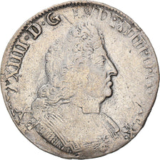 Monnaie, France, Louis XIV, Écu aux palmes, Ecu, 1694, Nantes, TTB, Argent