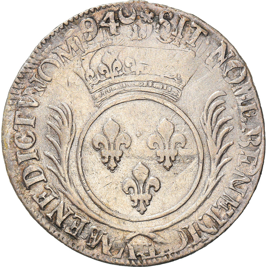 Monnaie, France, Louis XIV, Écu aux palmes, Ecu, 1694, Nantes, TTB, Argent