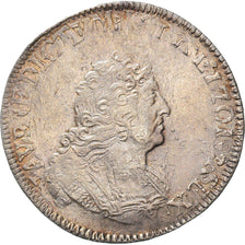 Monnaie, France, Louis XIV, 1/2 Écu aux 8L 2e type, buste du type aux palmes