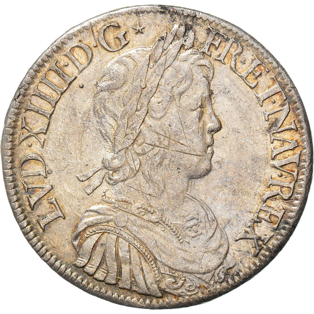 Munten, Frankrijk, Louis XIV, Écu à la mèche longue, Ecu, 1652, Paris, ZF