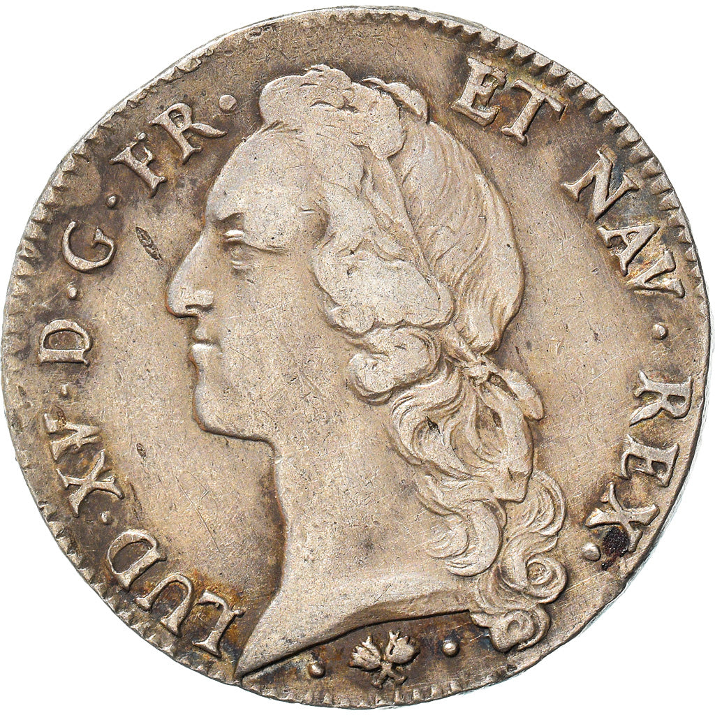 Moneta, Francia, Louis XV, Écu au bandeau, Ecu, 1763, Bayonne, BB, Argento