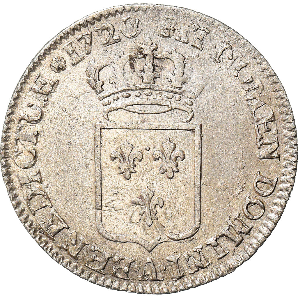 Munten, Frankrijk, Louis XV, 1/3 Écu de France, 1/3 Ecu, 1720, Paris, ZF