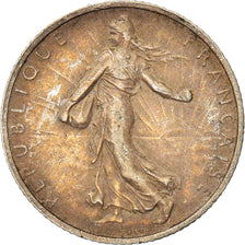 Coin, France, Semeuse, Franc, 1898, Paris, Flan mat, AU(50-53), Silver