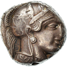 Monnaie, Attique, Athènes, Tétradrachme, 490-407 BC, Athènes, TTB, Argent