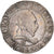 Moneda, Francia, Henri III, 1/2 Franc au col plat, 1588, Saint Lô, MBC, Plata