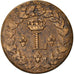 Munten, Frankrijk, Louis XVIII, Decime, 1815, Strasbourg, ZF, Bronze, KM:701