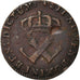 Coin, FRENCH COLONIES, Louis XV, 9 Deniers, 1722, La Rochelle, VF(30-35)