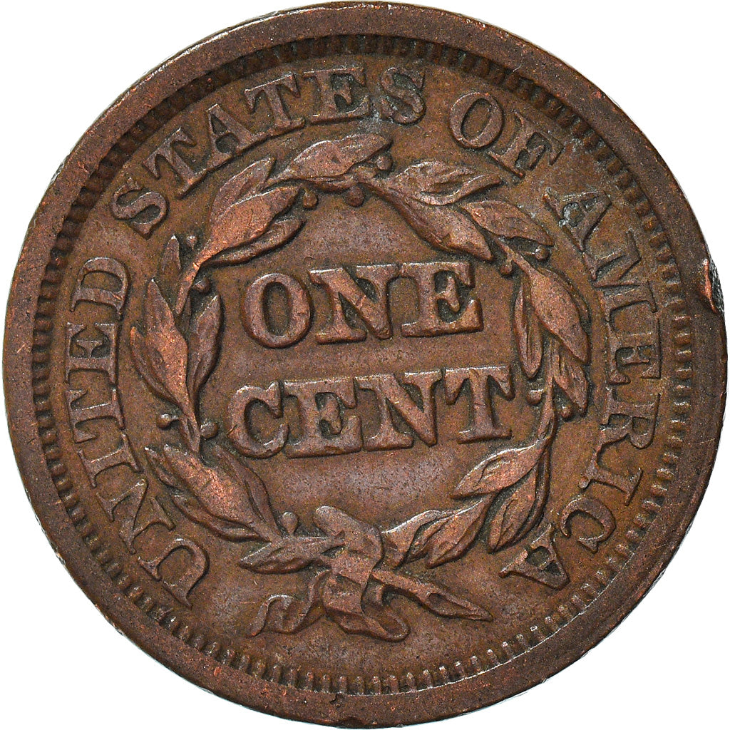 Moneta, Stati Uniti, Braided Hair Cent, Cent, 1848, U.S. Mint, Philadelphia, BB