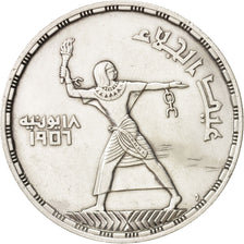 Egypt, 50 Piastres, 1956, AU(50-53), Silver, KM:386