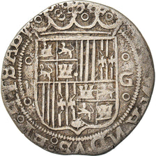 Moneda, España, Fernando & Isabel, 2 Reales, Granada, MBC, Plata