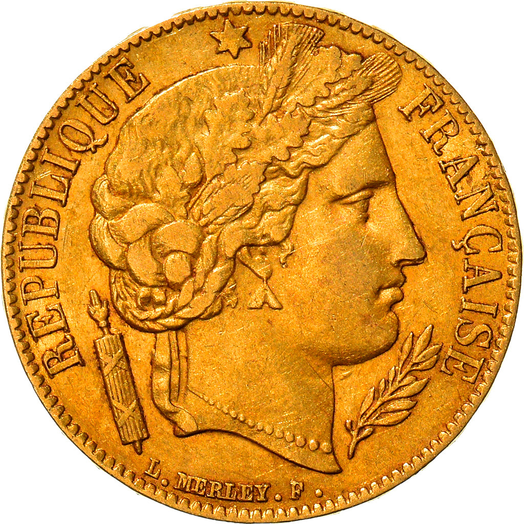 Moneda, Francia, Cérès, 20 Francs, 1851, Paris, MBC, Oro, KM:762, Gadoury:1059