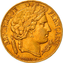 Moneda, Francia, Cérès, 20 Francs, 1851, Paris, MBC, Oro, KM:762, Gadoury:1059
