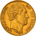 Munten, België, Leopold I, 20 Francs, 1865, ZF, Goud, KM:23