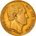 Munten, België, Leopold I, 20 Francs, 1865, ZF, Goud, KM:23