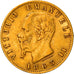 Moeda, Itália, Vittorio Emanuele II, 20 Lire, 1863, Torino, EF(40-45), Dourado